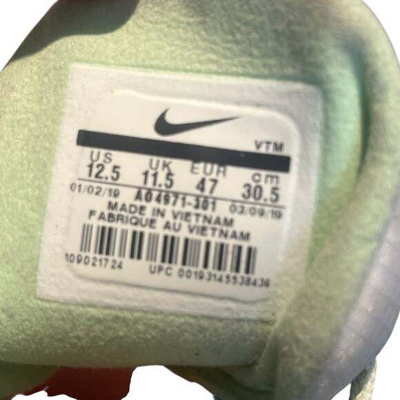 Nike Air Max 270 React Psychedelic Art Men's Sneakers Shoes AO4971‑301 Size 12.5 - Picture 8 of 10